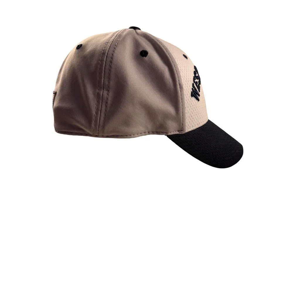 Top of the World West Virginia Mountaineers OneFit Hat Mens M/L Navy‎ White Cap